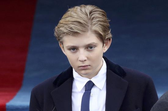 ▲图为特朗普11岁的小儿子巴伦