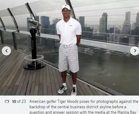 ▲泰格。伍兹。（图据《海峡时报》）
