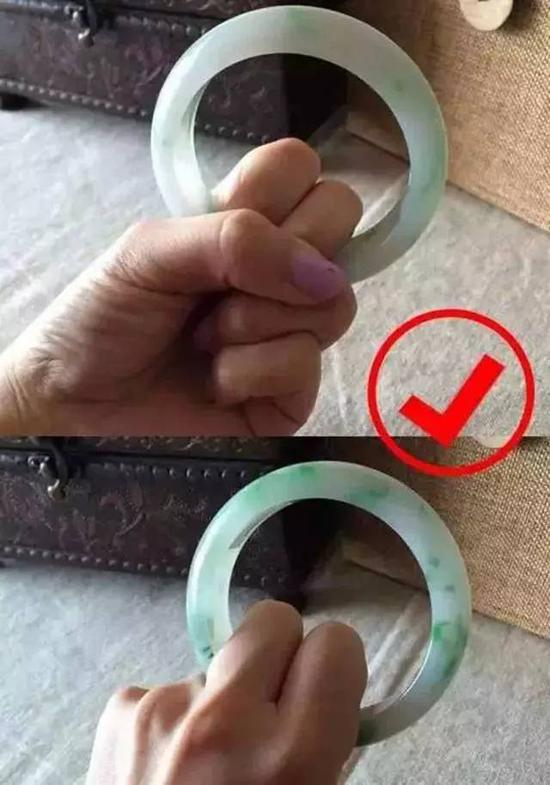 美玉不便宜，试戴须谨慎啊！