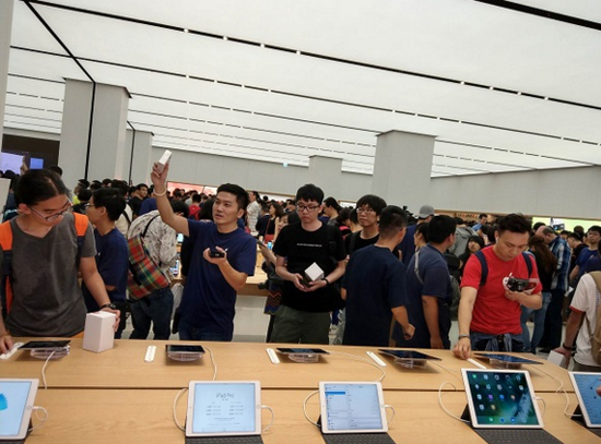 苹果台北直营店7月1日盛大开幕