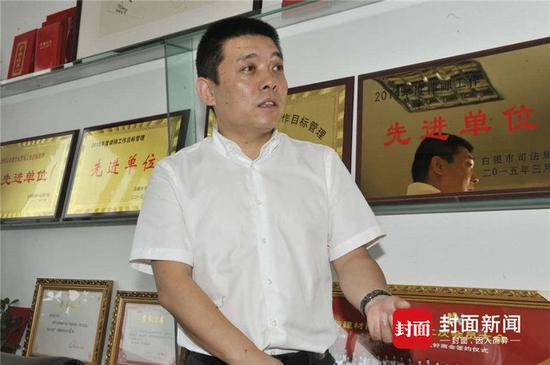 “白银案”被告人高承勇的辩护律师朱爱军。