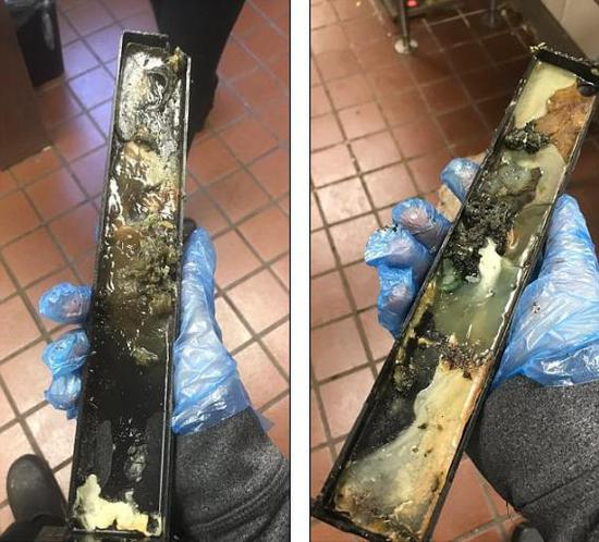 美国男子Nick在其Twitter上发照片称，这是麦当劳冰淇淋机上的零件。