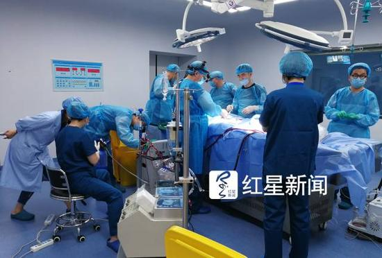 ▲手术时的情景&nbsp;银丰低温医疗中心供图