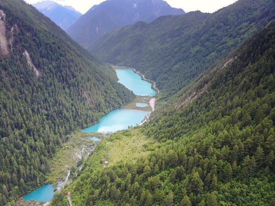 树正寨前面的海子 图/河北邯郸救援队