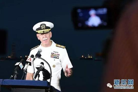 美国海军太平洋舰队司令斯科特·斯威夫特