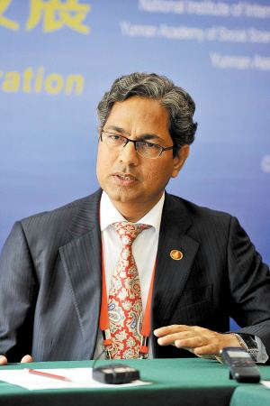 印度尼赫鲁大学国际关系学院教授斯瓦兰▪辛格。