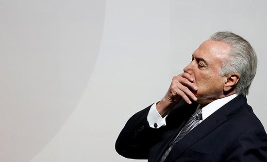 巴西总统米歇尔·特梅尔。视觉中国 资料