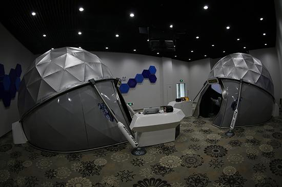 球幕飞行体验。