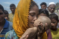 缅甸小难民命丧逃难途中