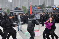 宝鸡600人参与反恐演练