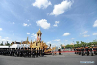 泰国国王葬礼第二次排练