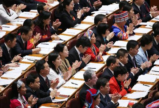 ▲中国共产党第十九次全国代表大会会场。图/新华社&nbsp;