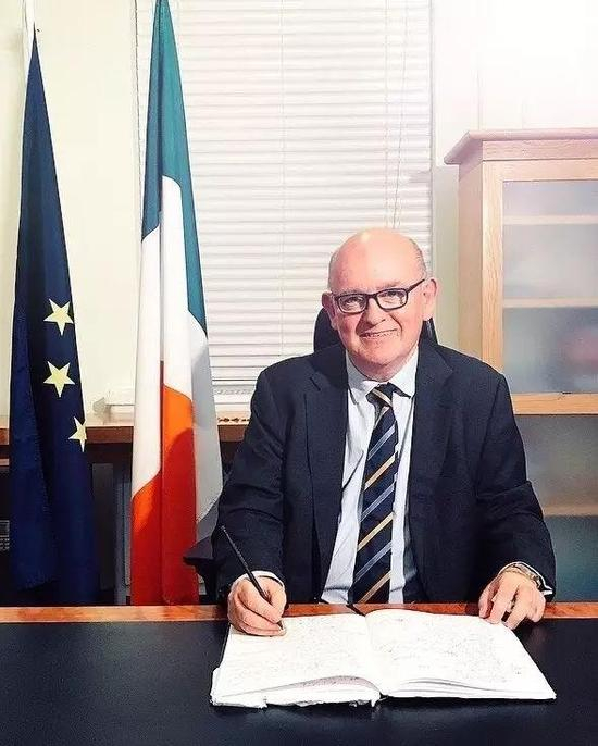 爱尔兰新任驻华大使李修文（O’Leary）。资料图