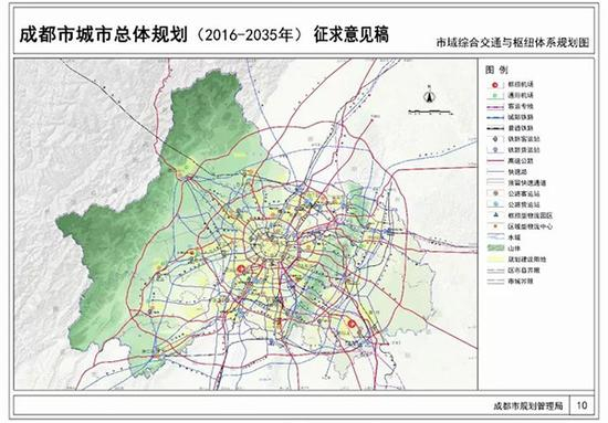 市域综合交通与枢纽体系规划图