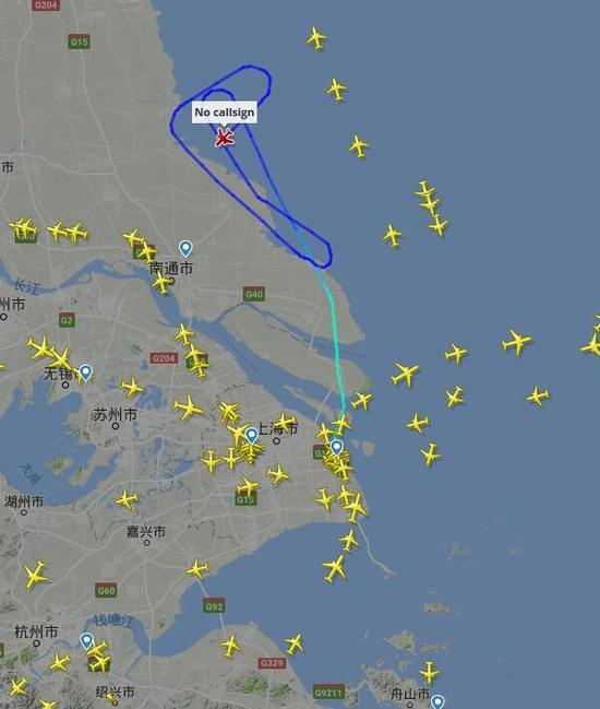 今晨C919试飞航线