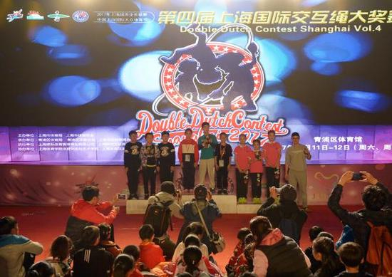 本届上海市民大联赛中，跳绳比赛也吸引了众多关注。