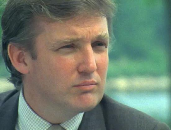 ▲资料图片：年轻时的特朗普（美国CBS新闻网）