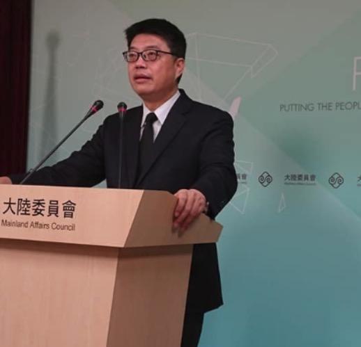 （台陆委会发言人邱垂正。）