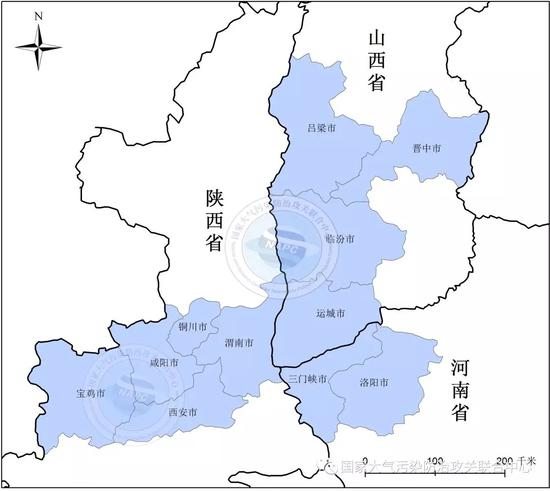 汾渭平原11城市地理位置图 &nbsp;本文图片均来自国家大气污染防治攻关联合中心微信公众号