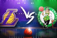 正互动直播NBA常规赛：半场湖人46-69凯尔特人 里夫斯12分1篮板