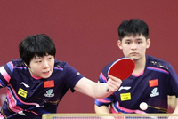 总决赛混双四强对阵：莎头组合vs日本组合 林诗栋/蒯曼vs韩国组合
