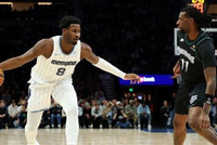 灰熊力克森林狼 华子&莫兰特缺阵 JJJ28+12 戈贝尔16+16