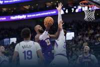 湖人逆转爵士 东契奇大号三双+5断 詹姆斯28+7+10 乔治34+8