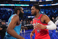 骑士为说服米切尔续约拼了！换哈登组豪阵 他们能冲出混乱东部？