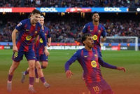 先赛4分领跑！巴萨3-0马洛卡联赛3连胜 亚马尔世界波 莱万建功