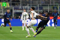 国米3-2十人尤文，泽林斯基绝杀，坎比亚索破门+乌龙