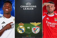 正互动直播欧冠附加赛次回合：皇家马德里vs本菲卡