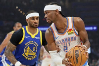 雷霆赛季横扫勇士！SGA27+5+5 桑托斯22+11 波杰姆17+6+6