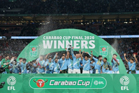 赛季首冠！曼城2-0阿森纳联赛杯夺冠 奥赖利头球双响凯帕脱手送礼