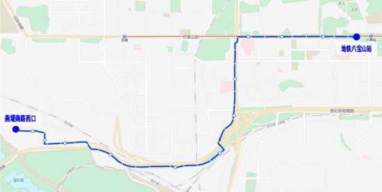 配合地铁1号线支线建设,北京地铁八角游乐园站6月2日起封站