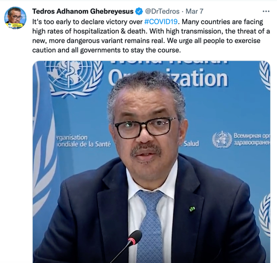 　▲谭德塞社交媒体截图。