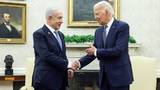 美国总统与以色列总理举行会谈 讨论加沙停火问题
