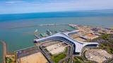台风“蝴蝶”影响逐渐减弱 海口新海港恢复通航