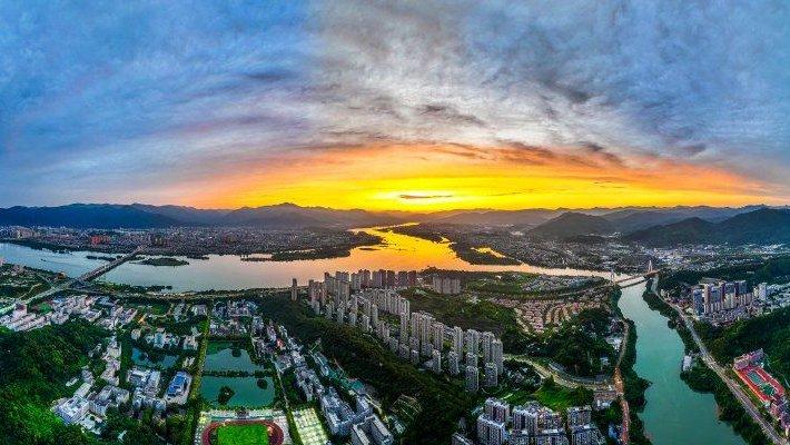 福州闽江两岸夜景璀璨
