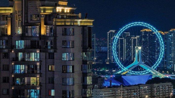 天津海河沿线夜景灯光优化升级