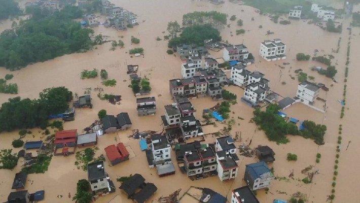 广东怀集洪水累计转移约7万人
