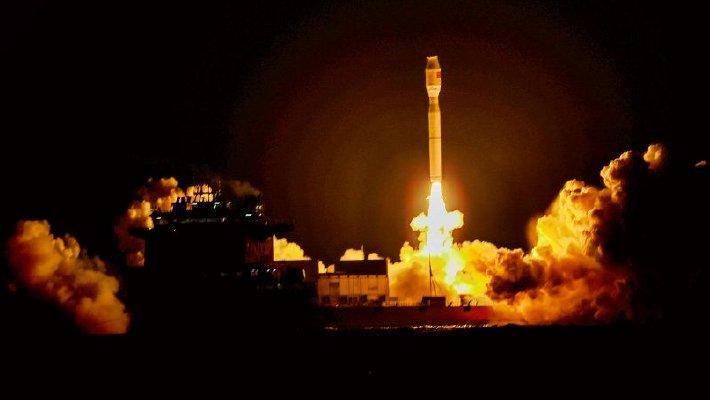 捷龙三号遥六火箭海上发射成功