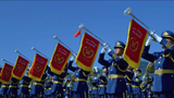 阅兵训练场上的联合军乐团