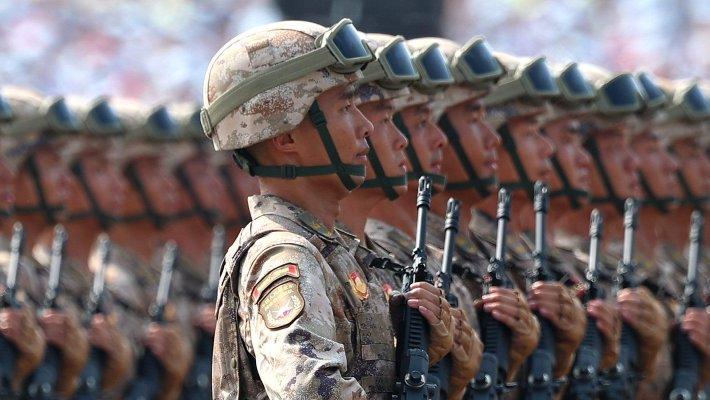 抗战胜利80周年阅兵仪式：徒步方队