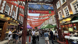 英国伦敦：中国城暑期人气旺