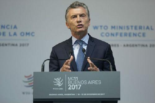 资料图：阿根廷总统马克里（新华社发）