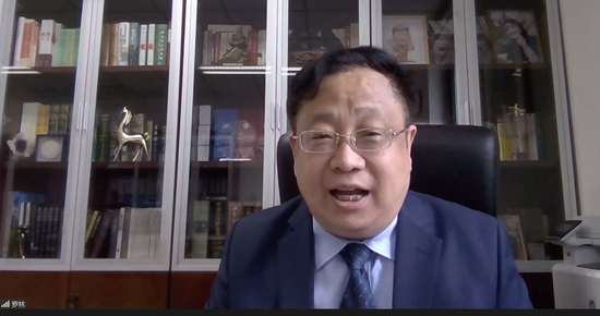 教育部国别和区域研究工作秘书处罗林主任致辞。