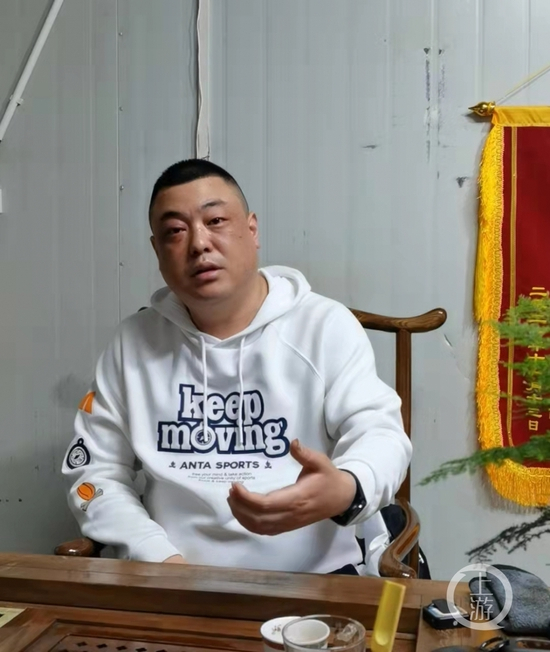 彭彬接受上游新闻独家采访