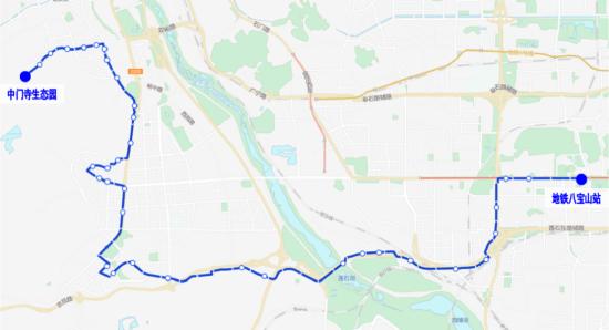 配合地铁1号线支线建设,北京地铁八角游乐园站6月2日起封站