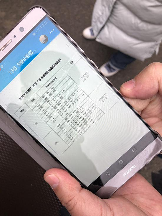 校方提供的学生物品归类说明