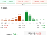 收评：科创50指数大涨3.84% 中际旭创总市值超越贵州茅台